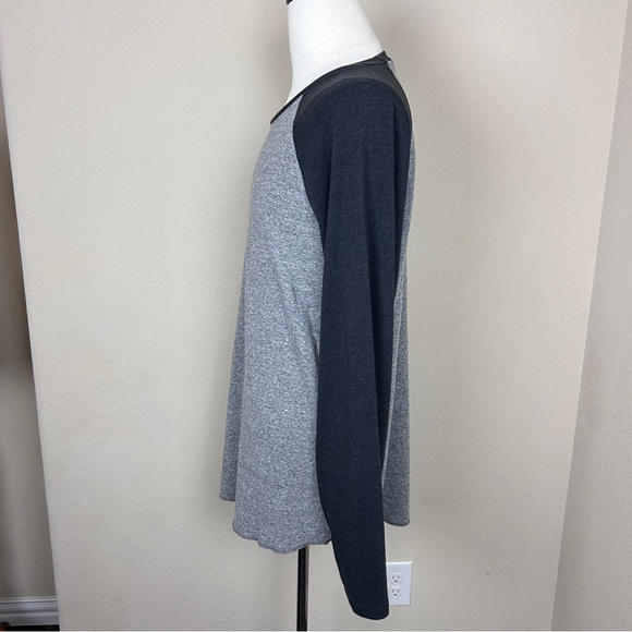 Marine Layer Men's Sz L/XL Double Knit
LS Baseball Raglan Tee Heather GrayBlack - Picture 5 of 8